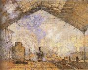 Claude Monet Railway station oil on canvas